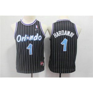NBA Magic 1 Penny Hardaway Black Nike Youth Jersey