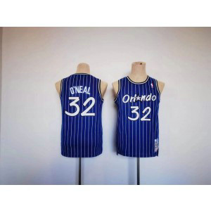 NBA Magic 32 Shaquille O'Neal Blue Throwback Youth Jersey