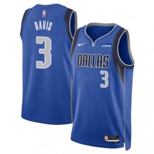 NBA Mavericks 3 Anthony Davis Blue Nike Men Jersey NBA Mavericks 3 Anthony Davis Blue Nike Men Jersey