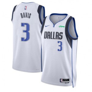 NBA Mavericks 3 Anthony Davis White Nike Men Jersey NBA Mavericks 3 Anthony Davis White Nike Men Jersey