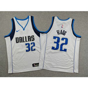 NBA Mavericks 32 Cooper Flagg White Nike Youth Jersey
