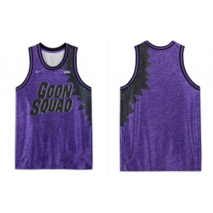 NBA Miami Heat LeBron x Space Jam 'Goon Squad' Purple Men Jersey