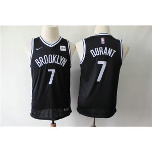 NBA Nets 7 Kevin Durant Black Nike Youth Jersey