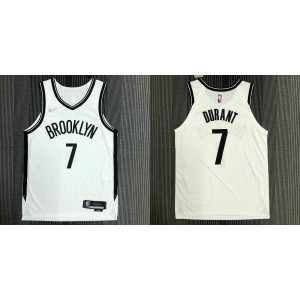 NBA Nets 7 Kevin Durant White New AU Style Men Jersey NBA Nets 7 Kevin Durant White New AU Style Men Jersey