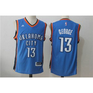 NBA Oklahoma City Thunder 13 Paul George Royal Blue Stitched Men Jersey NBA Oklahoma City Thunder 13 Paul George Royal Blue Stitched Men Jersey