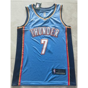 NBA Oklahomer 7 Holmgren Blue Nike Men Jersey