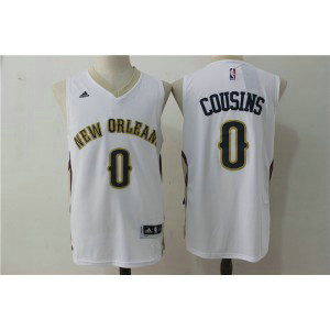 NBA Pelicans 0 DeMarcus Cousins White Swingman Men Jersey NBA Pelicans 0 DeMarcus Cousins White Swingman Men Jersey