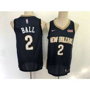 NBA Pelicans 2 Lonzo Ball Navy Nike Men Jersey NBA Pelicans 2 Lonzo Ball Navy Nike Men Jersey