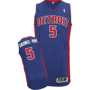 NBA Pistons 5 Kentavious Caldwell-Pope Blue Men Jersey NBA Pistons 5 Kentavious Caldwell-Pope Blue Men Jersey