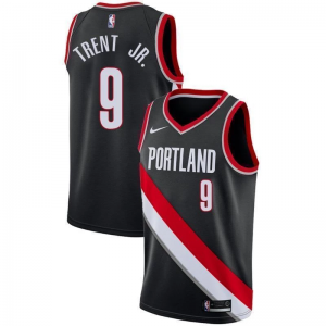 NBA Portland Trail Blazers 9 Gary Trent JR. Black Men Jersey NBA Portland Trail Blazers 9 Gary Trent JR. Black Men Jersey