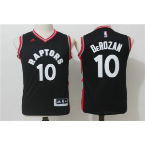 NBA Raptors 10 DeMar DeRozan Black Swingman Youth Jersey