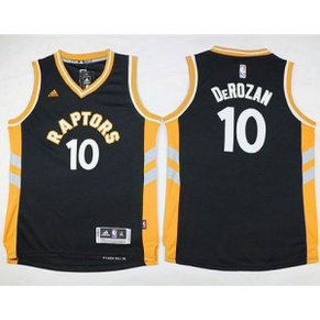 NBA Raptors 10 DeMar DeRozan Black Youth Jersey