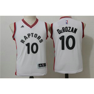 NBA Raptors 10 DeMar DeRozan White Swingman Youth Jersey