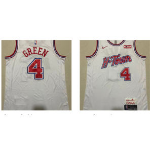 NBA Rocket 4 Jalen Green White Nike Men Jersey