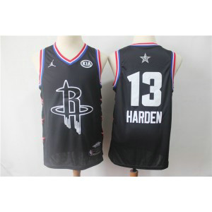 NBA Rockets 13 James Harden Black 2019 All-Star Game Men Jersey