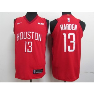NBA Rockets 13 James Harden Red 2019 Earned Edition Men Jersey NBA Rockets 13 James Harden Red 2019 Earned Edition Men Jersey