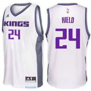 NBA Sacramento Kings 24 Buddy Hield White Swingman Men Jersey