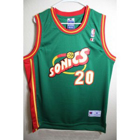 NBA Seattle Supersonics 20 Gary Payton Classic Swingman Men Jersey