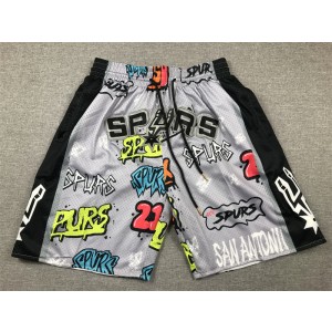 NBA Spurs Grey Shorts
