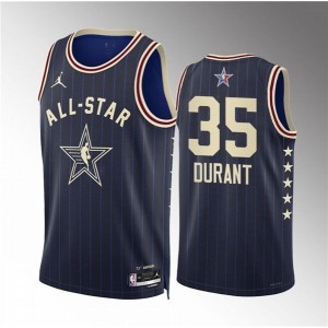 NBA Suns 35 Kevin Durant Navy 2024 All Star Jordan Men Jersey