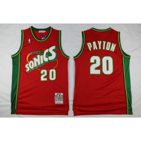 NBA Supersonics 20 Gary Payton Red Men Jersey NBA Supersonics 20 Gary Payton Red Men Jersey