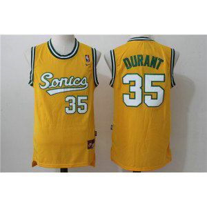 NBA Supersonics 35 Kevin Duran Yellow Nike Men Jersey NBA Supersonics 35 Kevin Duran Yellow Nike Men Jersey