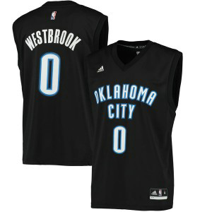 NBA Thunder 0 Russell Westbrook Adidas Fashion Replica Black Men Jersey NBA Thunder 0 Russell Westbrook Adidas Fashion Replica Black Men Jersey