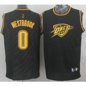 NBA Thunder 0 Russell Westbrook Black Precious Metals Men Jersey NBA Thunder 0 Russell Westbrook Black Precious Metals Men Jersey