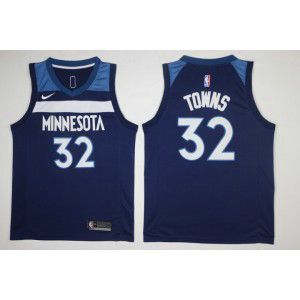 NBA Timberwolves 32 Karl-Anthony Towns Blue Nike Men Jersey NBA Timberwolves 32 Karl-Anthony Towns Blue Nike Men Jersey