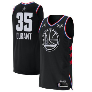 NBA Warrior 35 Kevin Durant 2019 All-Star Black Swingman Men Jersey