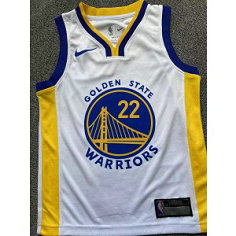NBA Warriors 22 Andrew Wiggins White Youth Jersey