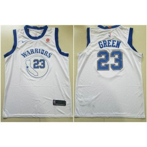 NBA Warriors 23 Draymond Green White Fashion Current Player Hardwood Classics Nike Men Jersey