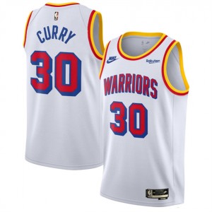 NBA Warriors 30 Stephen Curry White 2024-25 Nike Men Jersey