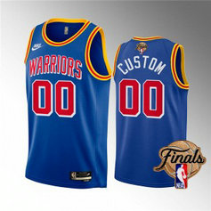 NBA Warriors Customized Royal 2022 Finals Nike Men Jersey