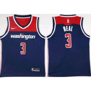 NBA Wizards 3 Bradley Beal Navy Nike Men Jersey
