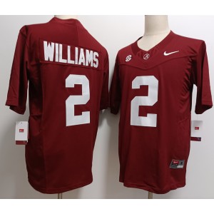 NCAA Alabama Crimson Tide 2 Ryan Williams Red F.U.S.E. Vapor Limited Men Jersey