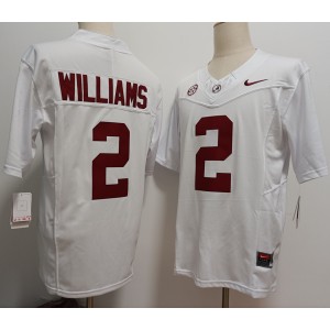 NCAA Alabama Crimson Tide 2 Ryan Williams White F.U.S.E. Vapor Limited Men Jersey