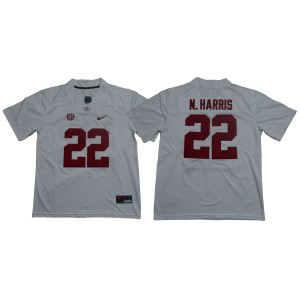 NCAA Alabama Crimson Tide 22 Najee Harris White Legend Limited Men Jersey NCAA Alabama Crimson Tide 22 Najee Harris White Legend Limited Men Jersey