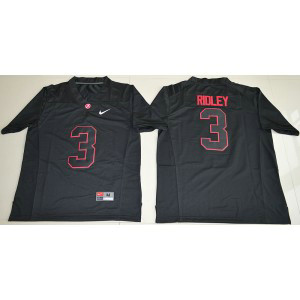 NCAA Alabama Crimson Tide 3 Calvin Black Shadow Men Jersey