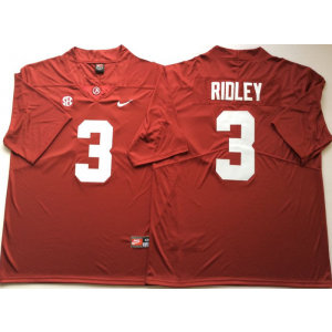 NCAA Alabama Crimson Tide 3 Calvin Ridley Red Legend Limited Men Jersey