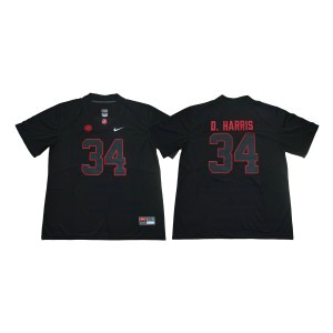 NCAA Alabama Crimson Tide 34 Damien Harris Black Shadow Legend Limited Men Jersey NCAA Alabama Crimson Tide 34 Damien Harris Black Shadow Legend Limited Men Jersey