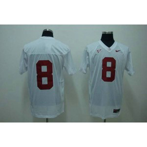 NCAA Alabama Crimson Tide 8 Julio Jones White Men Jersey NCAA Alabama Crimson Tide 8 Julio Jones White Men Jersey
