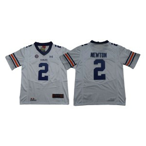 NCAA Auburn Tigers 2 Cam Newton White College Football Men Jersey