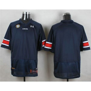 NCAA Auburn Tigers Blank Blue Men Jersey With SEC Patch