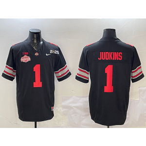 NCAA Buckeye 1 Judkins Black 2025 Champion F.U.S.E. Vapor Limited Men Jersey NCAA Buckeye 1 Judkins Black 2025 Champion F.U.S.E. Vapor Limited Men Jersey