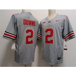 NCAA Buckeyes 2 Caleb Downs Gray F.U.S.E. Vapor Limited Men Jersey NCAA Buckeyes 2 Caleb Downs Gray F.U.S.E. Vapor Limited Men Jersey