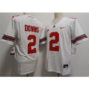NCAA Buckeyes 2 Caleb Downs White F.U.S.E. Vapor Limited Men Jersey NCAA Buckeyes 2 Caleb Downs White F.U.S.E. Vapor Limited Men Jersey