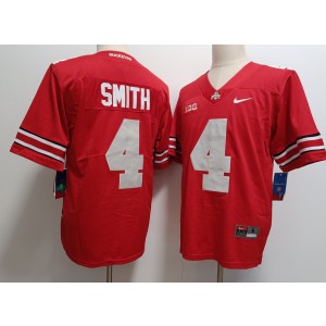 NCAA Buckeyes 4 Jeremiah Smith Red Vapor Limited Men Jersey