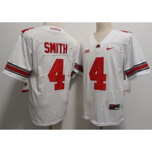 NCAA Buckeyes 4 Jeremiah Smith White Vapor Limited Men Jersey
