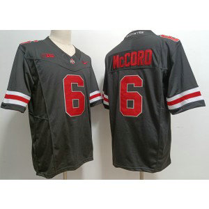 NCAA Buckeyes 6 Kyle McCord Black 2023 F.U.S.E Vapor Limited Men Jersey